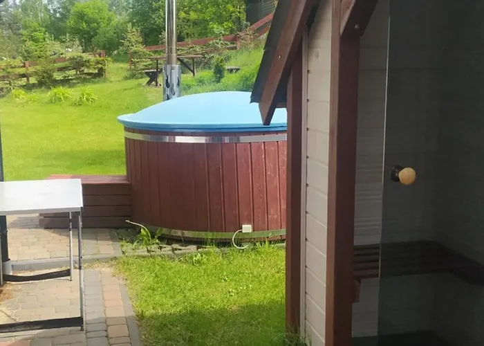 4 Pory Kaszub - Z Bania I Sauna بيت خشبي *